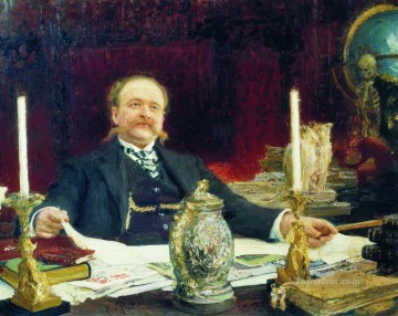 イリヤ・レーピン Painting - ヴィルヘルム・フォン・ビトナーの肖像画 1912年 イリヤ・レーピン